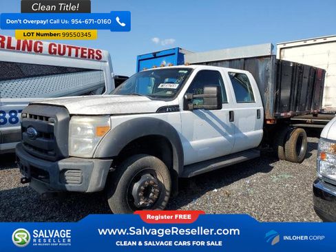 Used 2015 Ford F450 XL w/ Snow Plow Prep Package RWD image 1