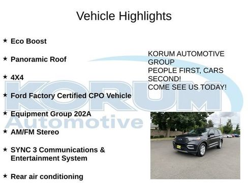 Certified 2024 Ford Explorer XLT w/ Equipment Group 202A AWD/4WD image 4