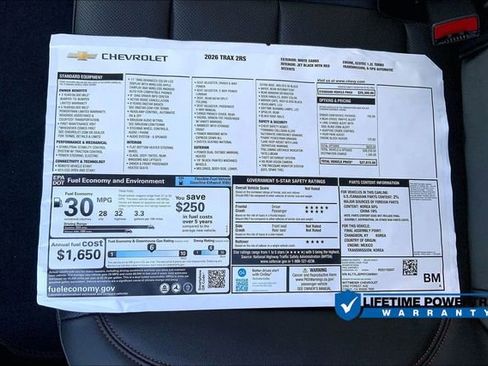 New 2026 Chevrolet Trax RS w/ Driver Confidence Package image 15
