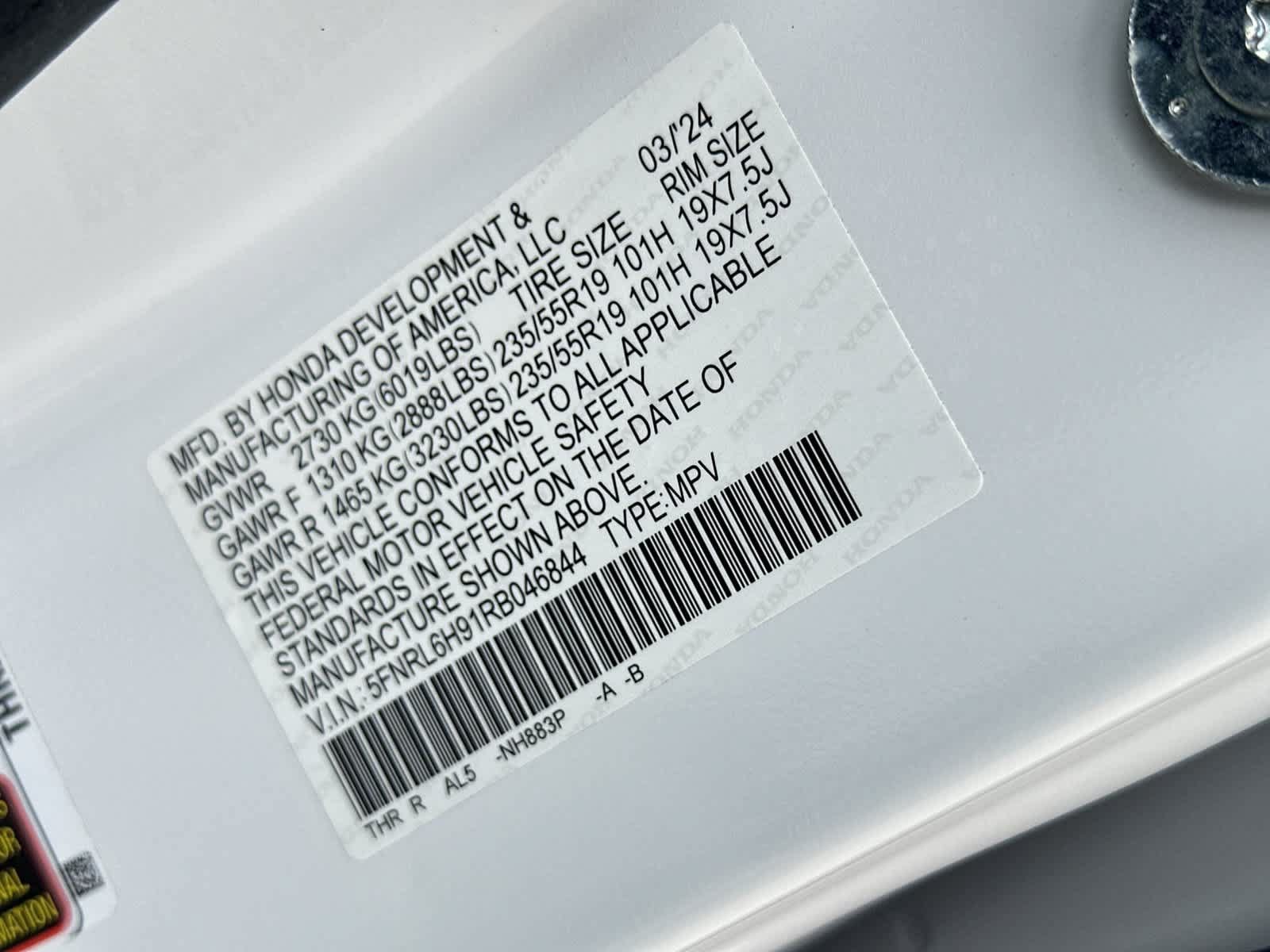 Certified 2024 Honda Odyssey Elite image 22