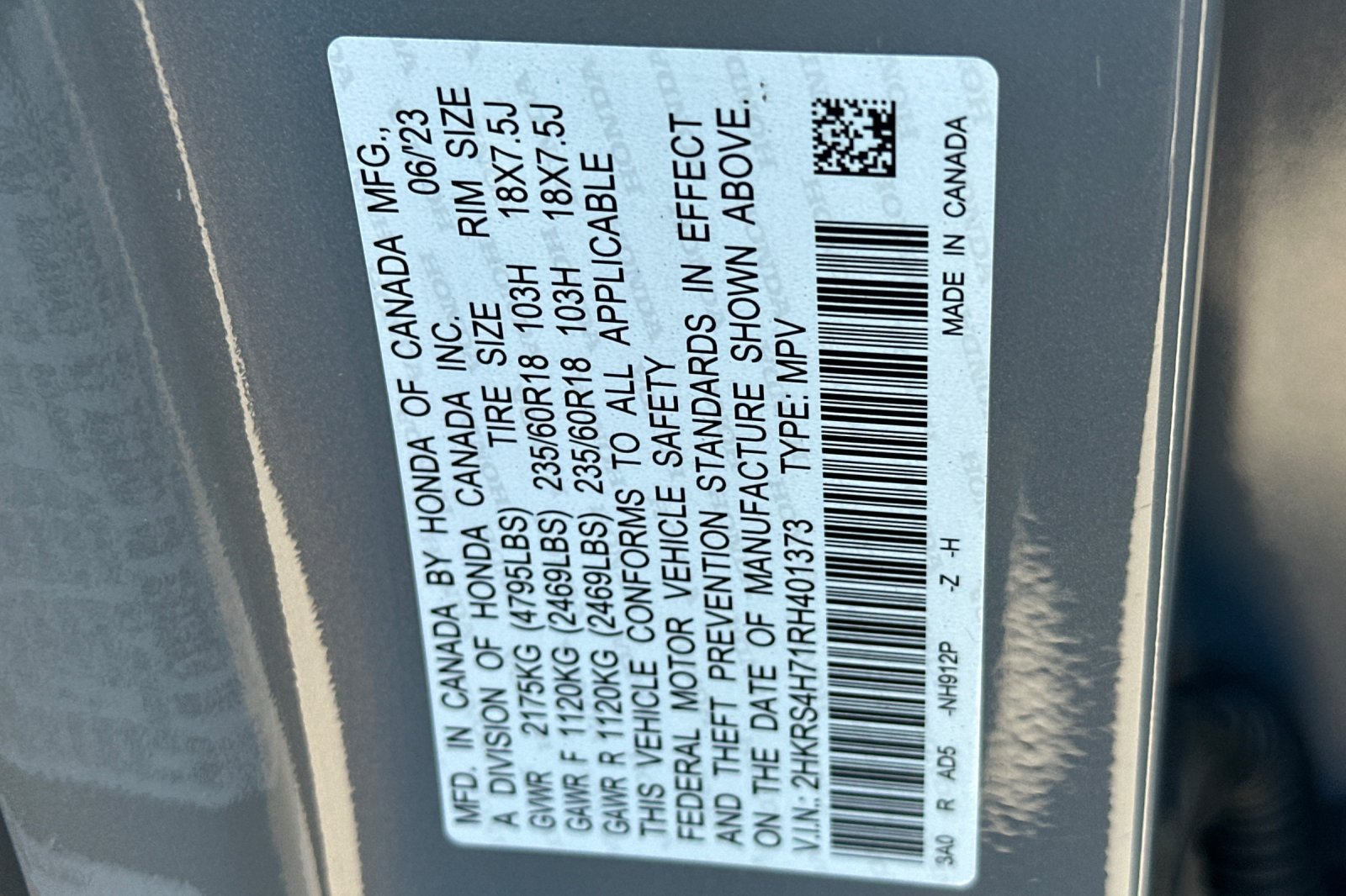 Certified 2024 Honda CR-V EX-L image 29