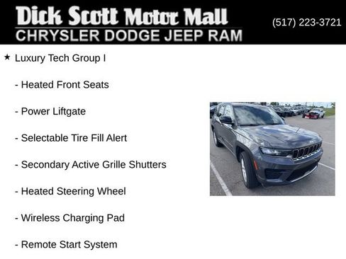 Certified 2024 Jeep Grand Cherokee Laredo X w/ Luxury Tech Group I AWD/4WD image 7