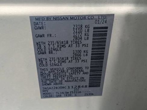 Used 2024 Nissan Murano SV FWD image 32
