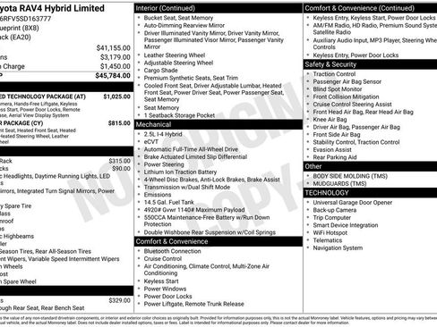 Used 2025 Toyota RAV4 Limited w/ Advanced Technology Package image 6