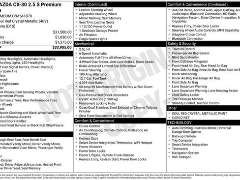 Used 2023 MAZDA CX-30 AWD 2.5 S w/ Premium Package image 7