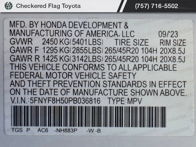 Used 2023 Honda Passport EX-L image 21