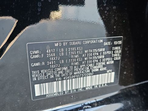 New 2026 Subaru Crosstrek 2.5i Sport w/ Crosstrek Mirror Package image 35