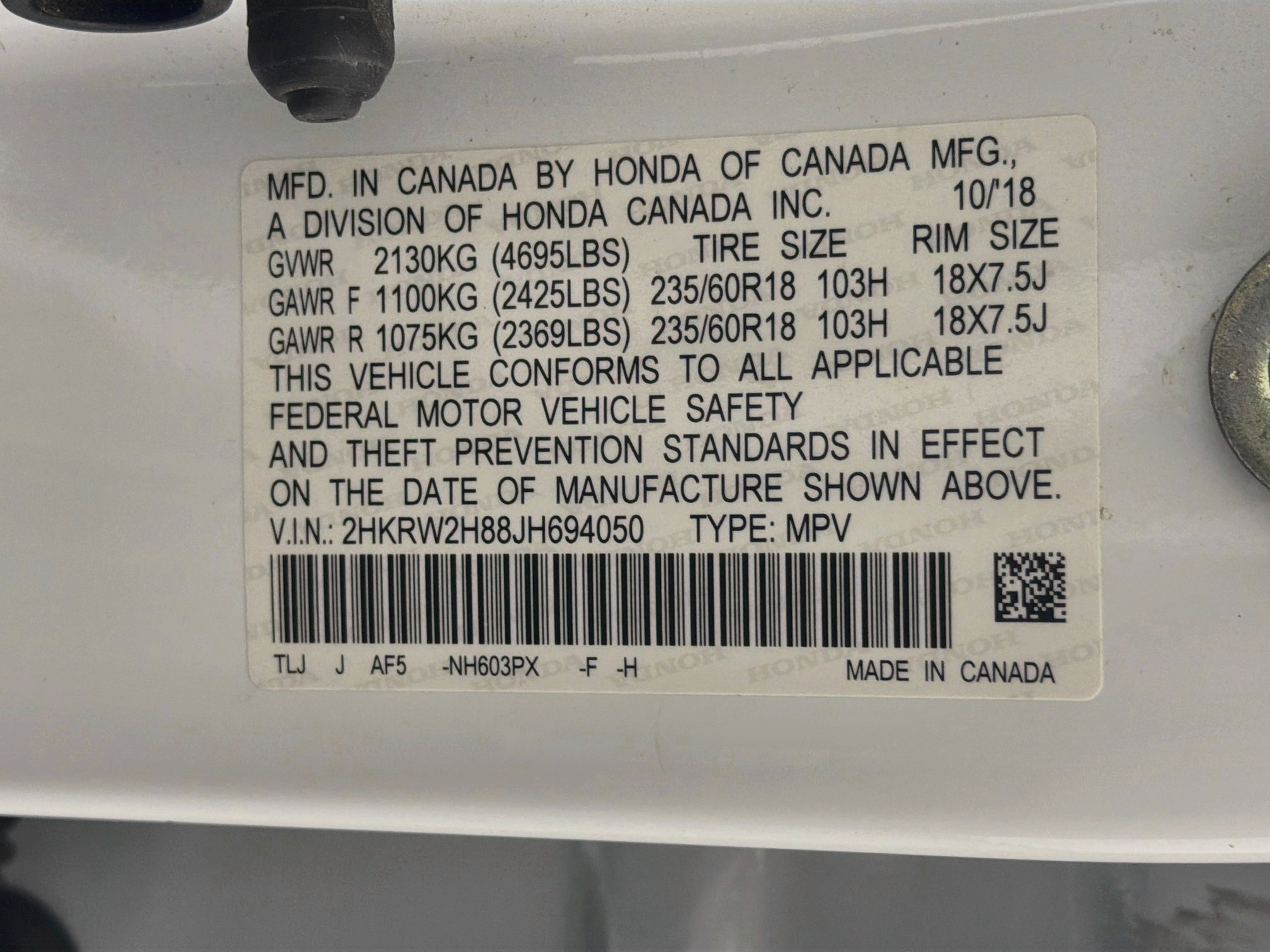 Used 2018 Honda CR-V EX-L image 12