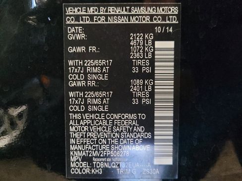 Used 2015 Nissan Rogue SV image 33