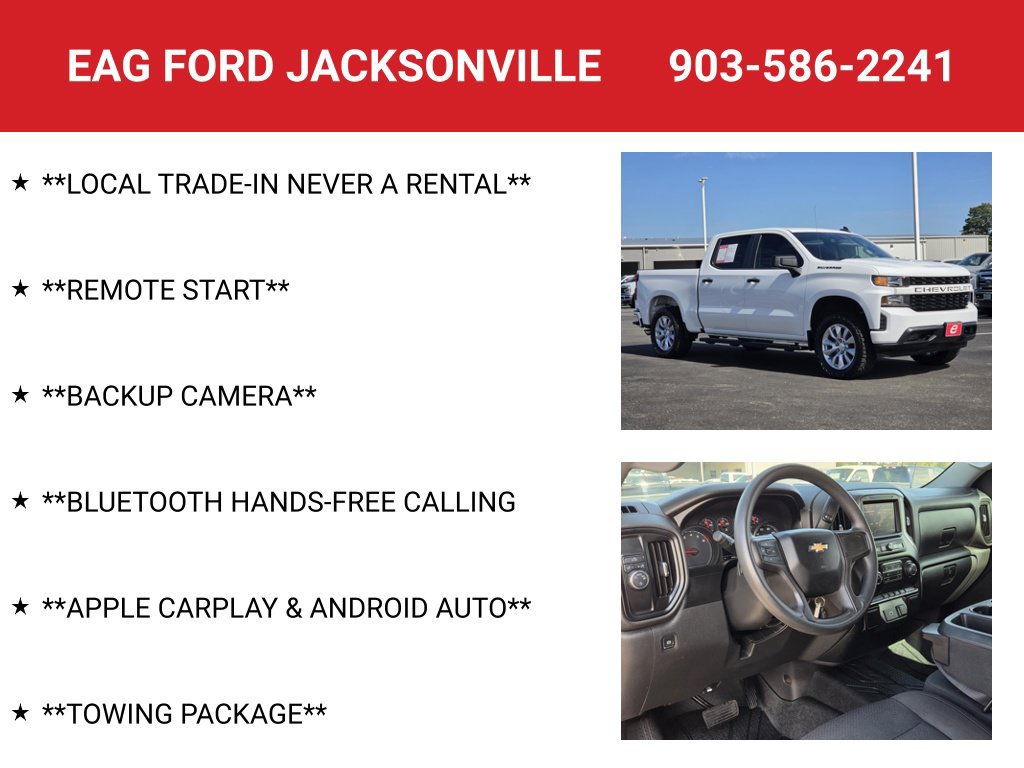 Used 2020 Chevrolet Silverado 1500 Custom w/ Custom Value Package RWD image 4