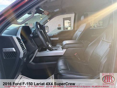 Used 2016 Ford F150 Lariat w/ Equipment Group 502A Luxury image 12