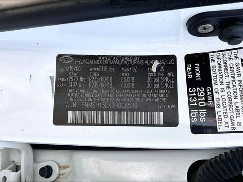 Used 2007 Hyundai Santa Fe SE FWD image 34