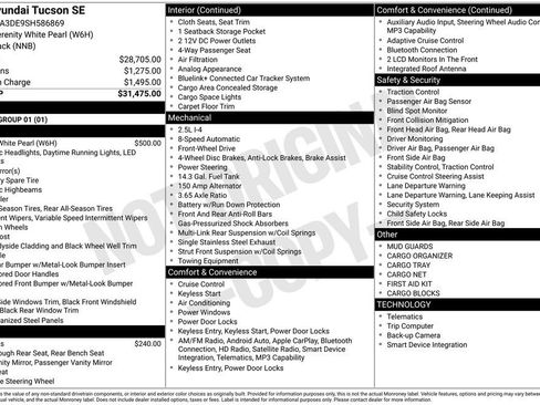 New 2025 Hyundai Tucson SE image 4