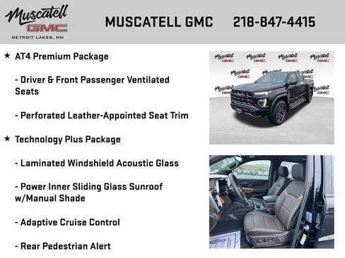 Used 2025 GMC Canyon AT4 w/ Technology Plus Package image 12