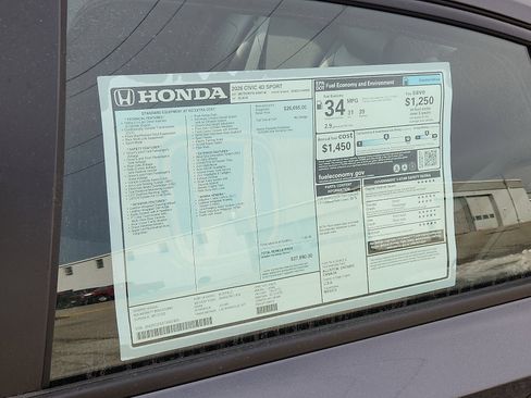 New 2026 Honda Civic Sport image 16