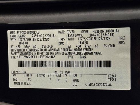 Used 2020 Ford F250 XL w/ STX Appearance Package AWD/4WD image 55