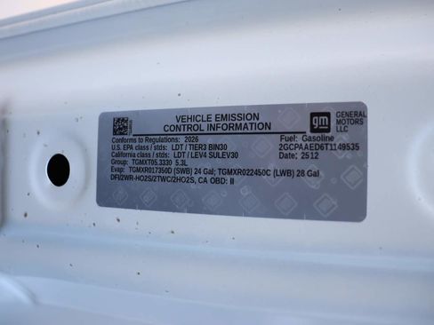 Used 2026 Chevrolet Silverado 1500 W/T w/ WT Value Package image 7