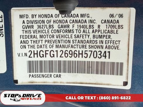 Used 2006 Honda Civic LX image 17