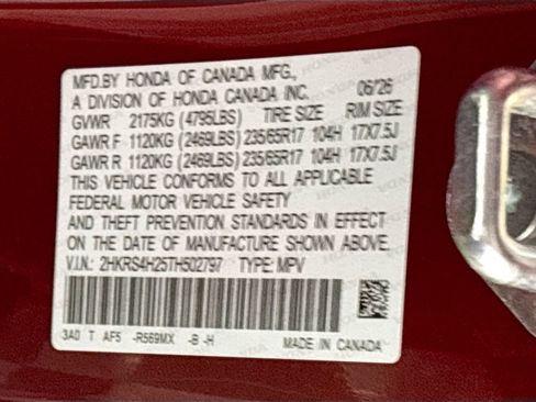 New 2026 Honda CR-V LX image 24