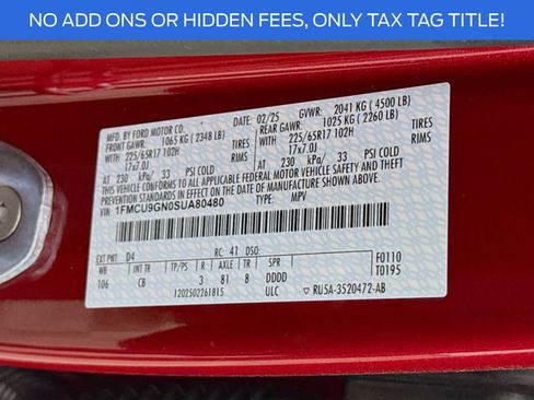 New 2025 Ford Escape Active w/ Cold Weather Package image 31