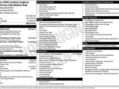 Used 2024 RAM 3500 Limited w/ Safety Group AWD/4WD image 4
