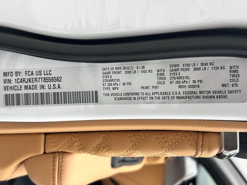 New 2026 Jeep Grand Cherokee L Summit AWD/4WD image 26