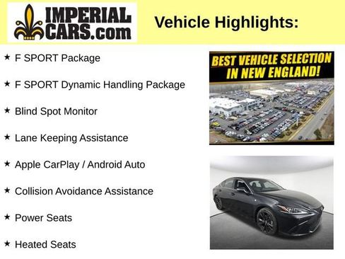 Used 2022 Lexus ES 350 F Sport FWD image 3
