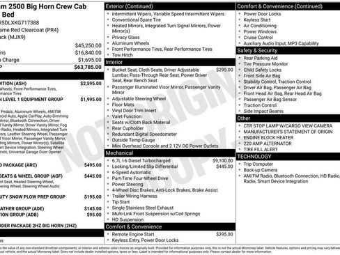 Used 2019 RAM 2500 Big Horn w/ Night Edition AWD/4WD image 35