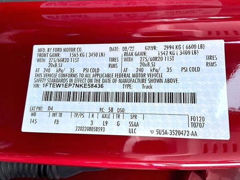 Used 2022 Ford F150 XLT w/ Equipment Group 302A High image 38