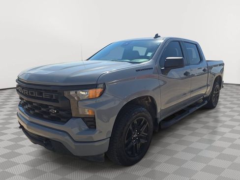 Used 2024 Chevrolet Silverado 1500 Custom w/ Turbomax Blackout Package AWD/4WD image 3