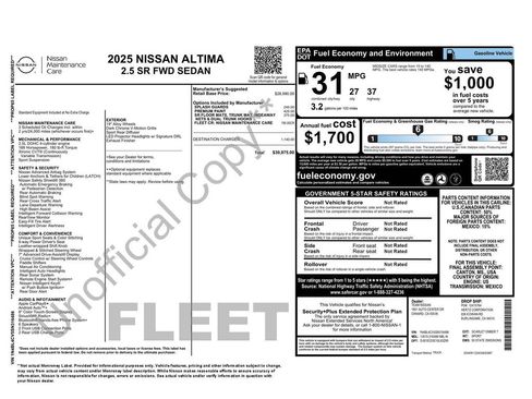 Used 2025 Nissan Altima 2.5 SR FWD image 4