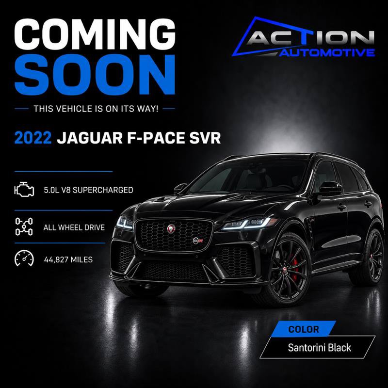 Used 2022 Jaguar F-PACE SVR AWD/4WD image 1