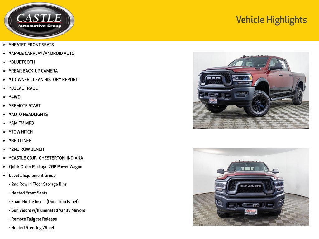 Used 2022 RAM 2500 Power Wagon w/ Level 1 Equipment Group AWD/4WD image 3