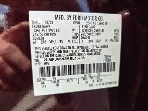 Used 2021 Lincoln Nautilus Reserve FWD image 18