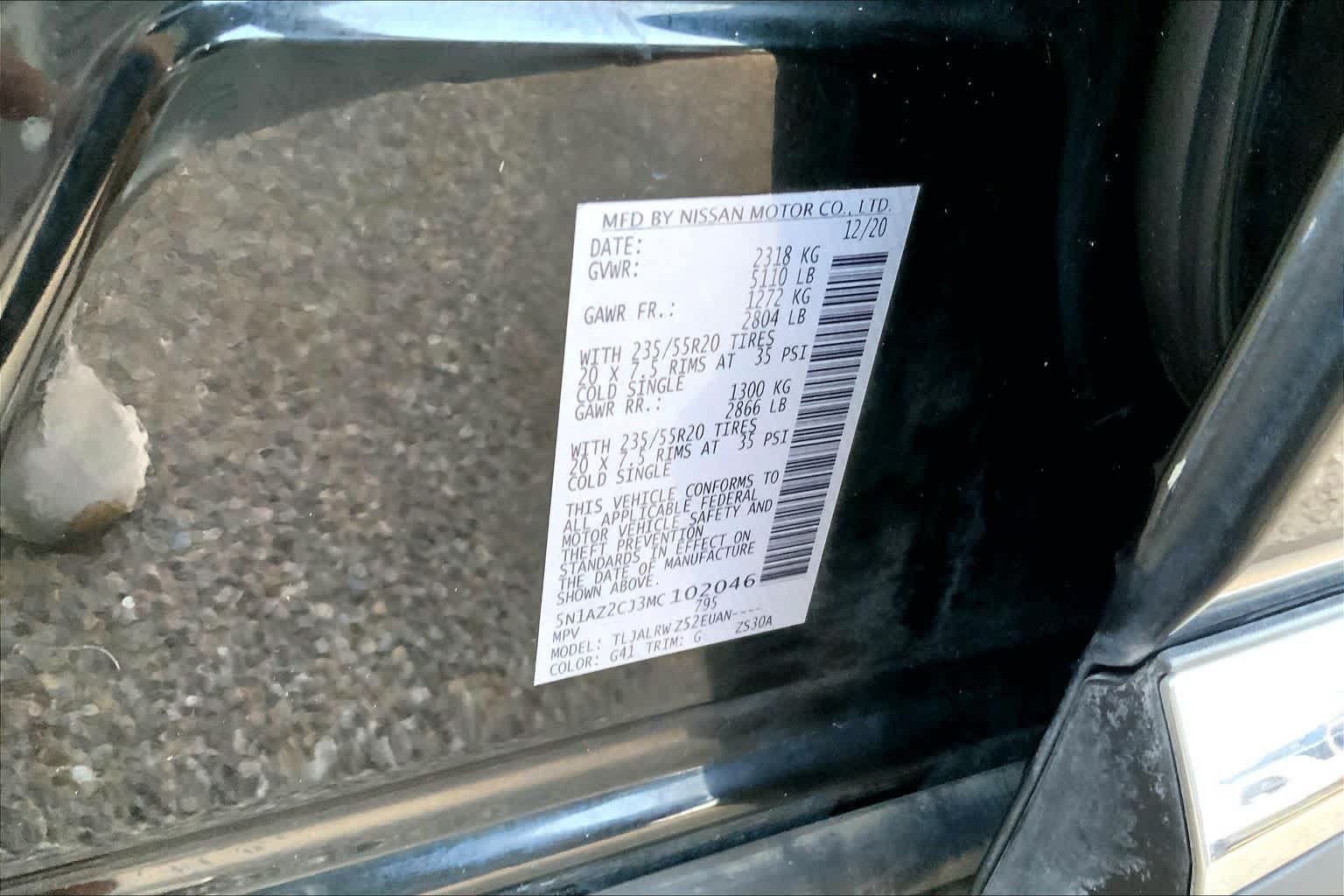 Used 2021 Nissan Murano SL FWD image 37