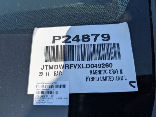Used 2020 Toyota RAV4 Limited w/ Limited Grade Weather Package AWD/4WD image 36