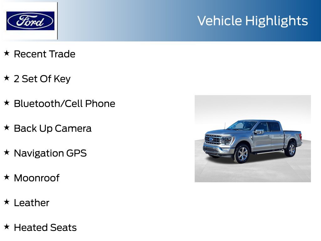 Certified 2022 Ford F150 Lariat w/ Equipment Group 502A High AWD/4WD image 7