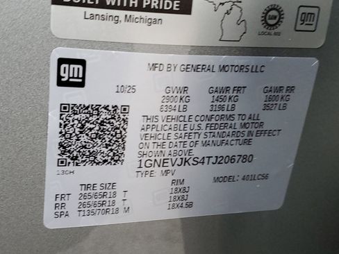 New 2026 Chevrolet Traverse Z71 w/ Enhanced Driving Package image 96