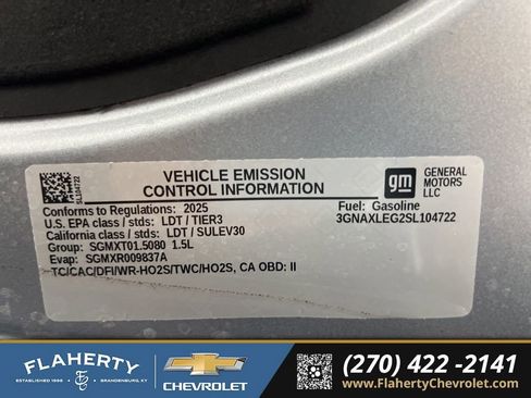 Used 2025 Chevrolet Equinox RS w/ Safety and Technology Package FWD image 17