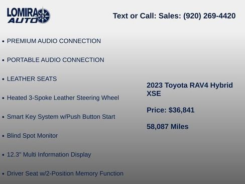 Used 2023 Toyota RAV4 XSE AWD/4WD image 8