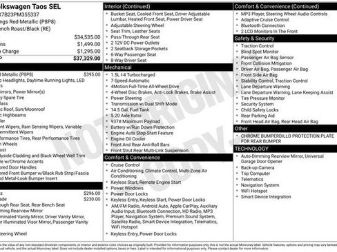 Used 2023 Volkswagen Taos SEL image 27