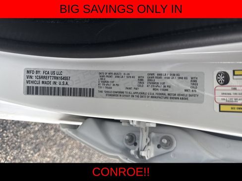 Used 2024 RAM 1500 Lone Star RWD image 27