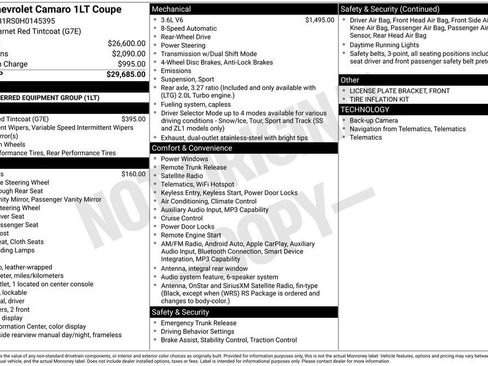 Used 2017 Chevrolet Camaro LT image 3