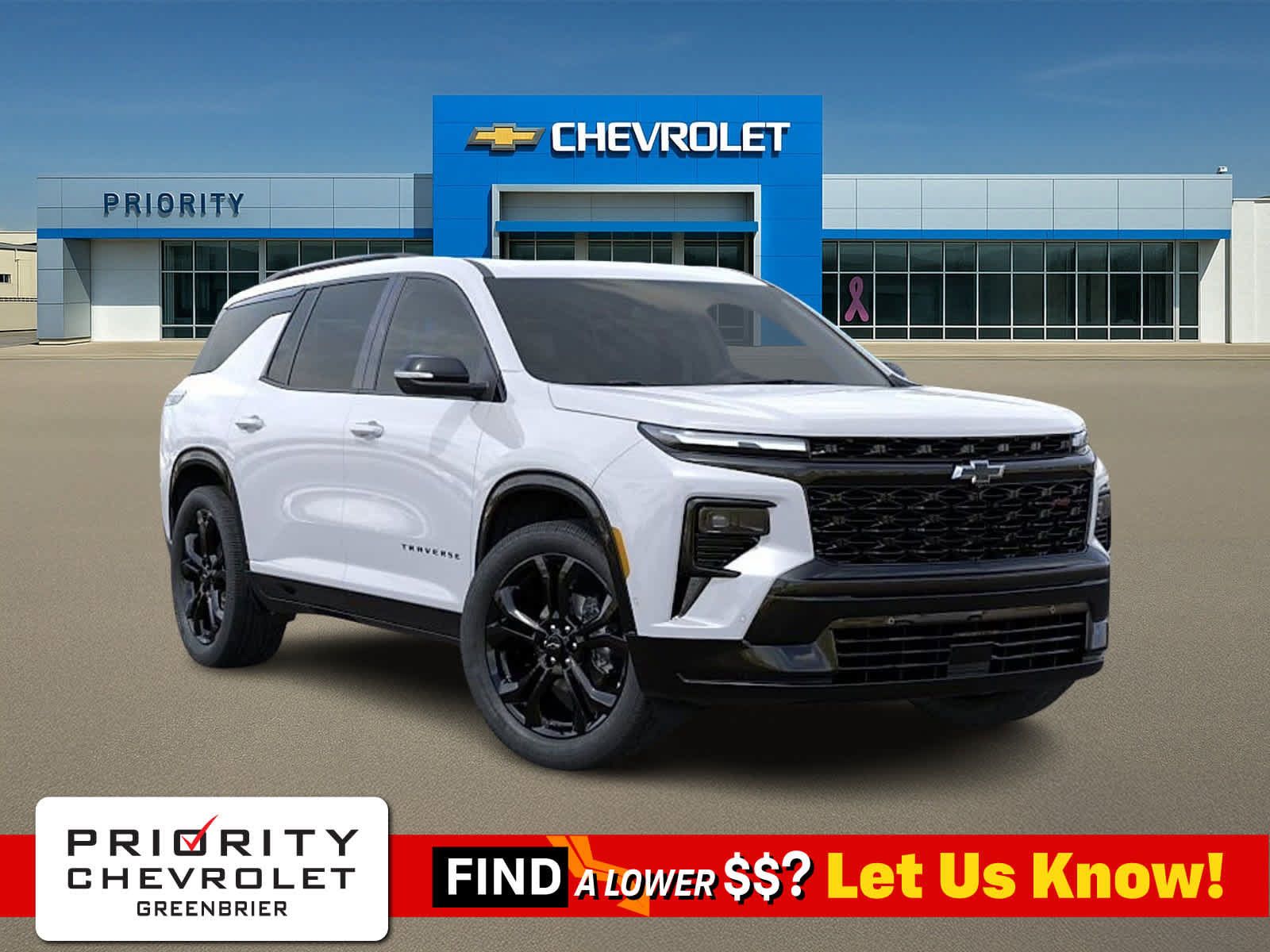 New 2027 Chevrolet Traverse RS AWD/4WD image 1
