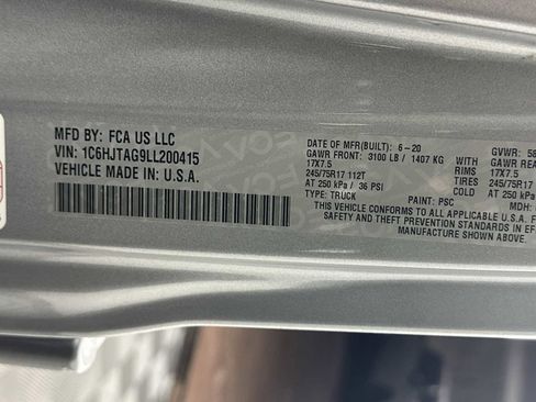 Used 2020 Jeep Gladiator Sport w/ Quick Order Package 24S image 35