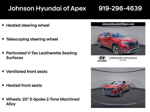Used 2024 Volkswagen Atlas Cross Sport SE w/ Panoramic Sunroof Package FWD image 18