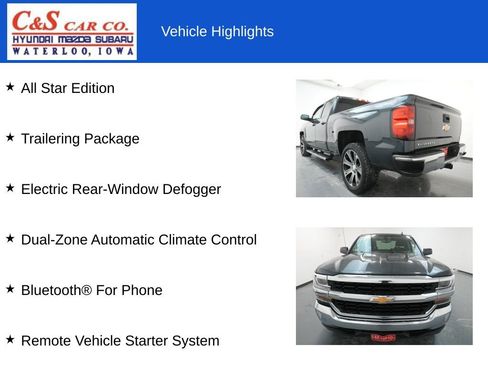 Used 2017 Chevrolet Silverado 1500 LT w/ All Star Edition image 7