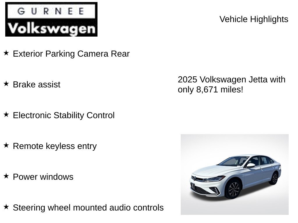 Used 2025 Volkswagen Jetta S FWD image 7