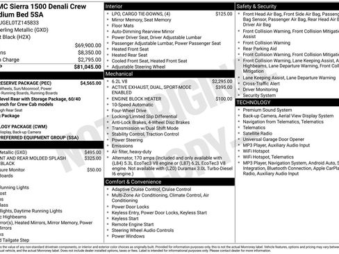 Used 2026 GMC Sierra 1500 Denali w/ Denali Reserve Package AWD/4WD image 3