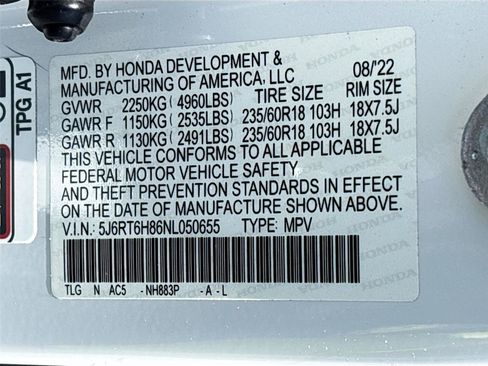 Certified 2022 Honda CR-V EX-L image 37
